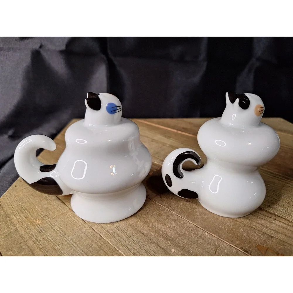 Villeroy & Boch Benedict and Friends Cat Salt and Pepper Shaker Set Porcelain